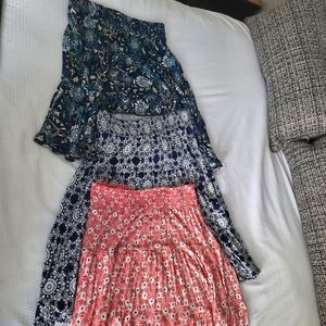 Bundle of 3 skirts  for $20